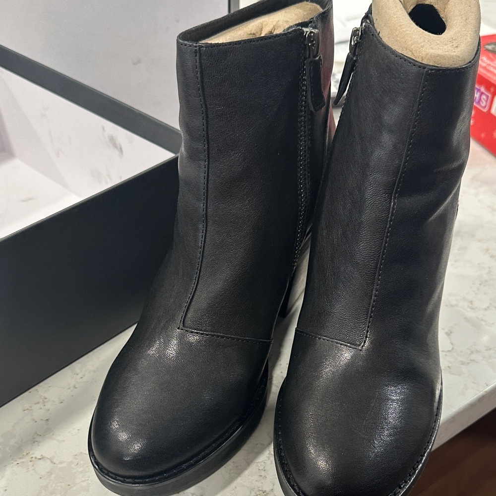 New in Box- Eileeen Fisher black boots